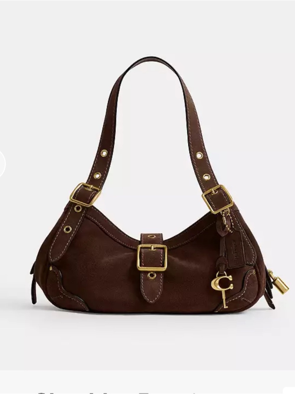 Coach Suede Drifter Shoulder Bag 31